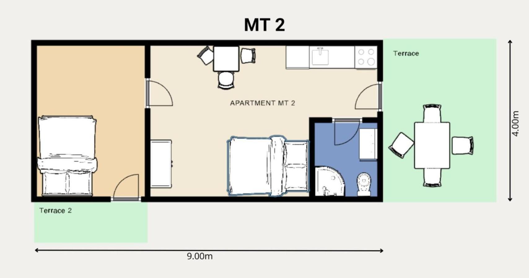 Studio Apartments Mt Šmrika Eksteriør billede